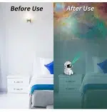 Star Projector Galaxy Night Light Astronaut Space Projector Starry Nebula Ceiling LED Lamp for Bedroom Home Decorative kids gift - Image 17