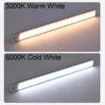 Motion Sensor Night Light USB Rechargeable Wireless Lamp Under Cabinet Led Lights for Kitchen Cabinet Bedroom Wardrobe Lighting - Image 4