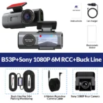 Dash Cam Dual Lens 4K UHD Recording Car Camera DVR Night Vision Video Recorder Built-In Wi-Fi Support GPS 24H Parking - Image 9