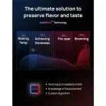 Cook like a pro with just the press of a button, Smart Air Fryer Cooker with Cook probe, Water Atomi - Image 5