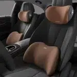 Car Headrest/Lumbar Support Car Neck Pillow Waist Cushion Driver Seat Backrest Car Cushion Driving Lumbar Support Waist Support - Image 3