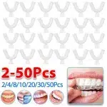 2-50Pcs Anti Snoring Bruxism Sleeping Mouth Guard Night Guard Gum Shield Mouth Tray Stop Teeth Grinding Sleep Aid Health Care - Image 2