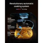 Cook like a pro with just the press of a button, Smart Air Fryer Cooker with Cook probe, Water Atomi - Image 12