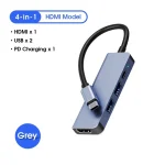 Vothoon 4 Port USB C Hub with 4K HDMI-compatible PD 60W USB 3.0 Splitter Adapter for MacBook Pro Air Dell XPS - Image 7