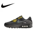 Nike black and gray color scheme AIR MAX 90 men's low-top sneakers non-slip wear casual running shoes - Image 8