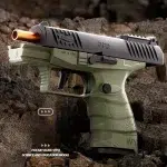 Small Black Toy Gun Mini PPQ Continuous Firing Shell Throwing Gun Model Soft Bullet Launcher BlowBack Airsoft Pistol for Kids - Image 18