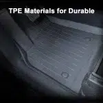 Hawknavi TPE Foot Pads for Tesla Model Y Waterproof Floor Mats Non-slip Model Y Car Interior Accessories - Image 2