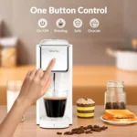 Coffee Maker Mini Single Serve Coffee Machine Compatible with K Cup Capsule, Ground Coffee, Loose Tea, Small Coffee Pot For Home - Image 12