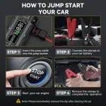 Car Jump Starter 3000A/4000A/5000A Battery Charger Emergency Power Bank Booster for 12V Gasoline and Diesel Vehicles Starting - Image 17