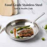 Stainless Steel Cookware Set 10pcs, All Stoves Compatible, Stainless Steel Saucepan Stockpot and Frying Pan, Oven Safe - Image 3