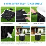Aquarium Chiller 132Gal 1/2 HP Water Chiller for Hydroponics System Home Use Axolotl Fish Coral Shrimp with  Ice Bath Tub Pump - Image 10