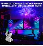 Star Projector Galaxy Night Light Astronaut Space Projector Starry Nebula Ceiling LED Lamp for Bedroom Home Decorative kids gift - Image 14