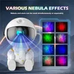 Star Projector Galaxy Night Light Astronaut Space Projector Starry Nebula Ceiling LED Lamp for Bedroom Home Decorative kids gift - Image 11