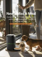 Automatic Cat Feeder Camera Pet Smart Cat Food Kibble Dispenser 2.4G/5GWiFi Tuya APP Control Auto Feeder For Cat Dog Accessories - Image 4