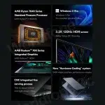 Xiaomi Laptop Redmi Book Pro 15 Ryzen R7-7840HS AMD 780M/760M 16G RAM 512G SSD 15.6Inch 3.2K 120Hz  Mi Notebook PC Germany Stock - Image 2