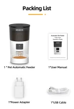 ROJECO Automatic Cat Feeder With Camera Video Cat Food Dispenser Pet Smart Voice Recorder Remote Control Auto Feeder For Cat Dog - Image 22