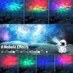 Star Projector Galaxy Night Light Astronaut Space Projector Starry Nebula Ceiling LED Lamp for Bedroom Home Decorative kids gift - Image 12