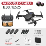 2024 E88Pro RC Drone 4K Professinal With 3 Battery 1080P Wide Angle HD Camera Foldable Helicopter WIFI FPV Height Hold Gift Toy - Image 7