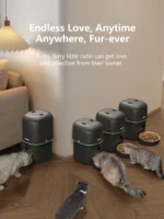 Automatic Cat Feeder Camera Pet Smart Cat Food Kibble Dispenser 2.4G/5GWiFi Tuya APP Control Auto Feeder For Cat Dog Accessories - Image 5