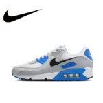 Nike black and gray color scheme AIR MAX 90 men's low-top sneakers non-slip wear casual running shoes - Image 64
