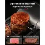 Cook like a pro with just the press of a button, Smart Air Fryer Cooker with Cook probe, Water Atomi - Image 3