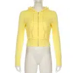 BIIKPIIK Drawstring Hooded Hoodie Suits Autumn Winter Solid Zipper Women Casual Pants Set Street Sporty Sweatshirt Two Piece Set - Image 23