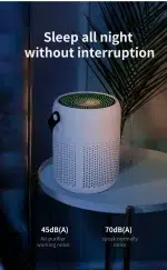 10000mAh Home Air Purifier HEPA Filter PM 2.5 H13 HEPA Remove Rechargeable Kitchen Bedroom Smoke Odor Air Cleaner Aroma Diffuser - Image 18