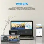 Dash Cam Dual Lens 4K UHD Recording Car Camera DVR Night Vision Video Recorder Built-In Wi-Fi Support GPS 24H Parking - Image 4