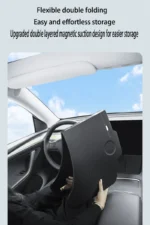 For Tray Table For Tesla Model 3 Model Y Folding Car Steering Wheel Board Laptop Foldable Desk Mount Eating Drinks Tray Holder - Image 11