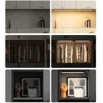 Motion Sensor Night Light USB Rechargeable Wireless Lamp Under Cabinet Led Lights for Kitchen Cabinet Bedroom Wardrobe Lighting - Image 3