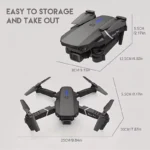 2024 E88Pro RC Drone 4K Professinal With 3 Battery 1080P Wide Angle HD Camera Foldable Helicopter WIFI FPV Height Hold Gift Toy - Image 27