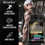 Shilajit Resin Himalaya Capsules - 15250 mg - Combination of Ashwagandha, Ginseng, Cordyceps, Ginkgo, Turmeric - Image 3