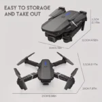 2024 E88Pro RC Drone 4K Professinal With 3 Battery 1080P Wide Angle HD Camera Foldable Helicopter WIFI FPV Height Hold Gift Toy - Image 6