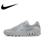 Nike black and gray color scheme AIR MAX 90 men's low-top sneakers non-slip wear casual running shoes - Image 54
