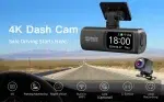 UHD 4K Dash Cam Dual Lens Driving Recorder Car DVR 1080P Rear Lens Camera Built-In WiFi GPS 24-Hour Parking Monitoring Black Box - Image 16