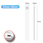 Motion Sensor Night Light USB Rechargeable Wireless Lamp Under Cabinet Led Lights for Kitchen Cabinet Bedroom Wardrobe Lighting - Image 9