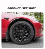 4PCS HubCap Car Replacement Performance Wheel Cover Cap Automobile Full Rim Cover Kits Part for Tesla Model 3 18 Inch 2018-2023 - Image 19