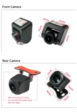 JOYING Newest AR front Camera Or Rear Camera Reversing Backup  View Camera Parking Assist Wide Dynamic Range Full 1080P Display - Image 14