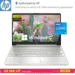 HP 15.6" FHD IPS Flagship Laptop Computer,Intel Core i5-1135G7,16GB RAM,1TB SSD,Iris Xe Graphics,WiFi 6,Windows 11 Home,Silver