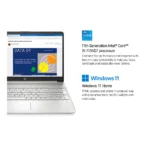 HP 15.6" FHD IPS Flagship Laptop Computer,Intel Core i5-1135G7,16GB RAM,1TB SSD,Iris Xe Graphics,WiFi 6,Windows 11 Home,Silver - Image 2
