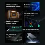 Xiaomi Laptop 2023 Redmi Book Pro 15 Ryzen R5-7640HS/R7-7840HS AMD 780M/760M 16G RAM 512G/1T 15.6Inch 3.2K 120Hz  Mi Notebook - Image 2