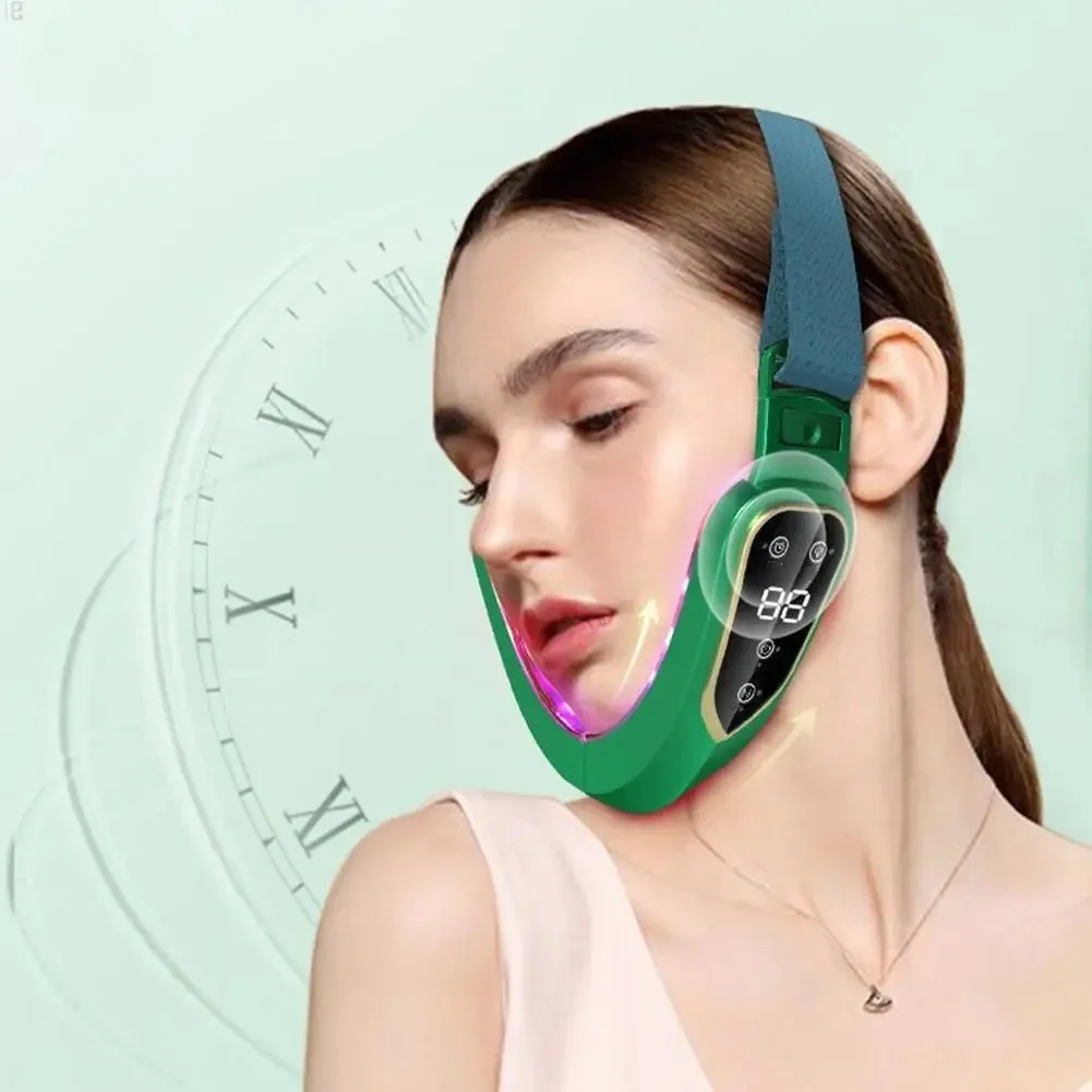 S822ed6ab77c64e5d87a9d4358015bc32V.webp Rechargeable USB Chin Massager for Women, Portable Skin Care Face Beauty Device with 400mAh Lithium Battery, Suitable for All Sk - Image 1