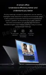 Xiaomi laptop RedmiBook Pro 16 2024 Core Ultra 5-125H/Ultra 7-155H ARC Graphics 32GB DDR5 1TB SSD 16-inch 3.1K 165hz Screen Pc - Image 31