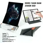 14+14 Inch Dual Screen 2.5K Touchscreen Laptop – Intel N100, 16GB DDR5, Windows 11, Yoga 2-in-1 Notebook - Image 9