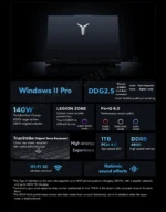 Lenovo Legion Y9000P 2023 16inch Gaming Esports Laptop 32G 2T SSD RTX 4060/4080 13th Intel I5-13500HX/I9-13900HX Gamer Notebook - Image 20