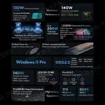 New Lenovo Legion Y9000P Gaming Laptop 13th Intel i9-13900HX/i5-13500HX /32G/1T SSD/NVIDIA RTX 4090/4080 240Hz 16inch Notebook - Image 2