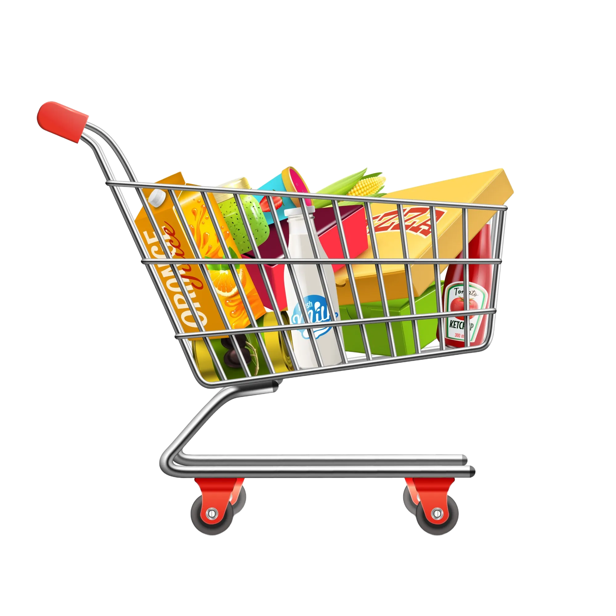 shopping-supermarket-cart-with-grocery-pictogram