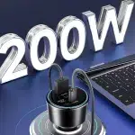 UHOMEBUY 200W Car Charger USB Type C Fast Charger 100W 65W 45W 20W PPS PD QC3.0 Quick Charger for Laptop iPhone 15 Samsung S23 - Image 2