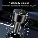 UHOMEBUY 200W Car Charger USB Type C Fast Charger 100W 65W 45W 20W PPS PD QC3.0 Quick Charger for Laptop iPhone 15 Samsung S23 - Image 13