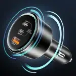 UHOMEBUY 200W Car Charger USB Type C Fast Charger 100W 65W 45W 20W PPS PD QC3.0 Quick Charger for Laptop iPhone 15 Samsung S23 - Image 15